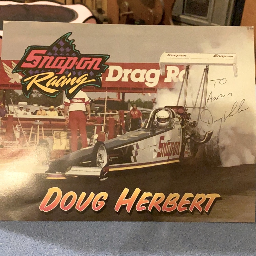 Snap-On Racing Autographed photo Doug Herbert